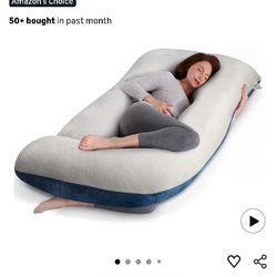 cauzyart Pregnancy Maternity Pillows for Sleeping 55 Inches U-Shape Full Body Pillow Support - Pregnant Women with Removable Washable Velvet Cover 