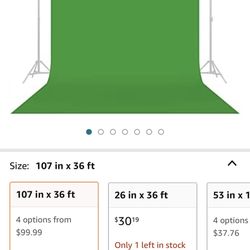 Savage Green Backdrop 107"