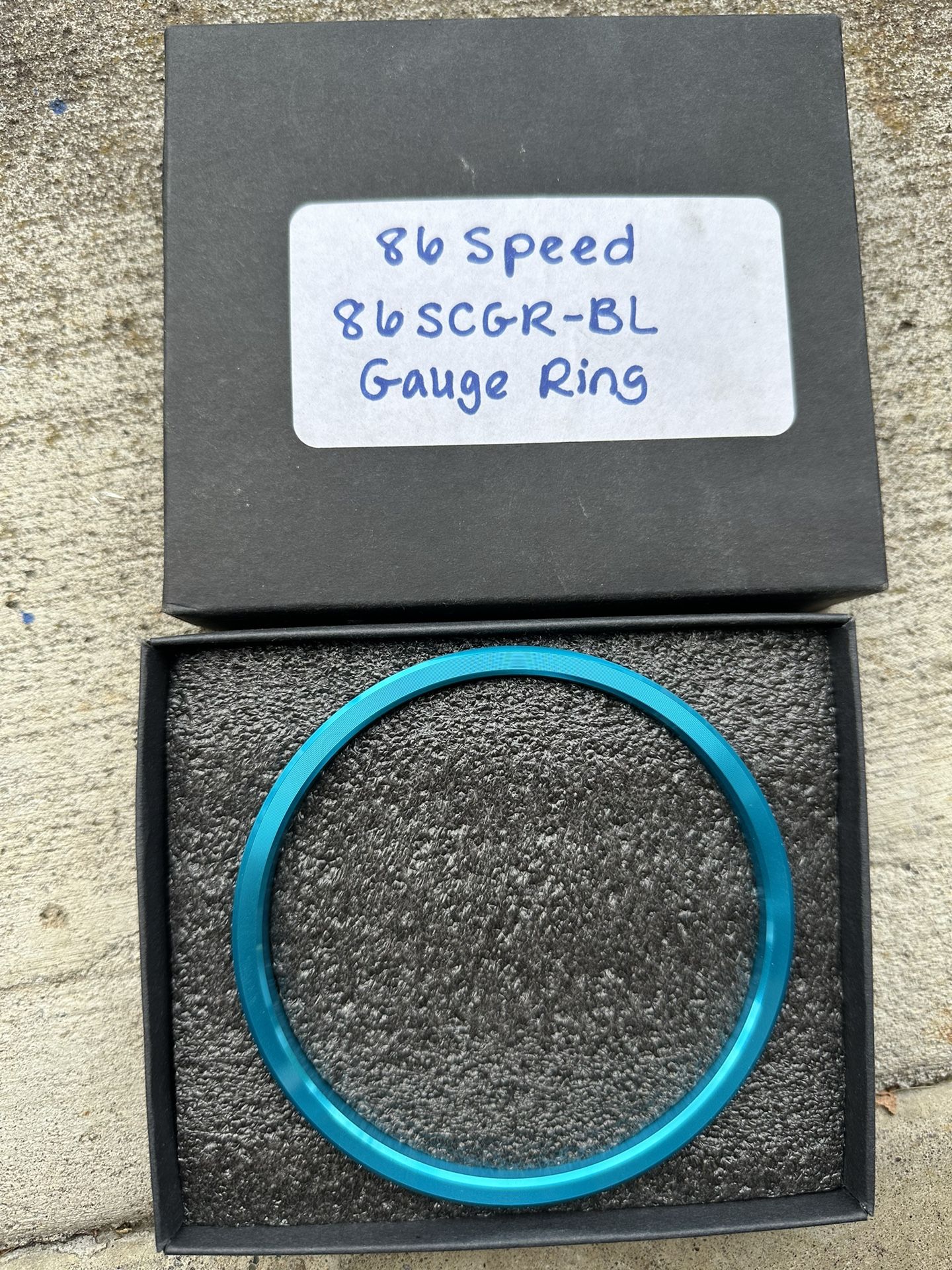 86 Speed blue gauge ring frs brz 86 2013-2020