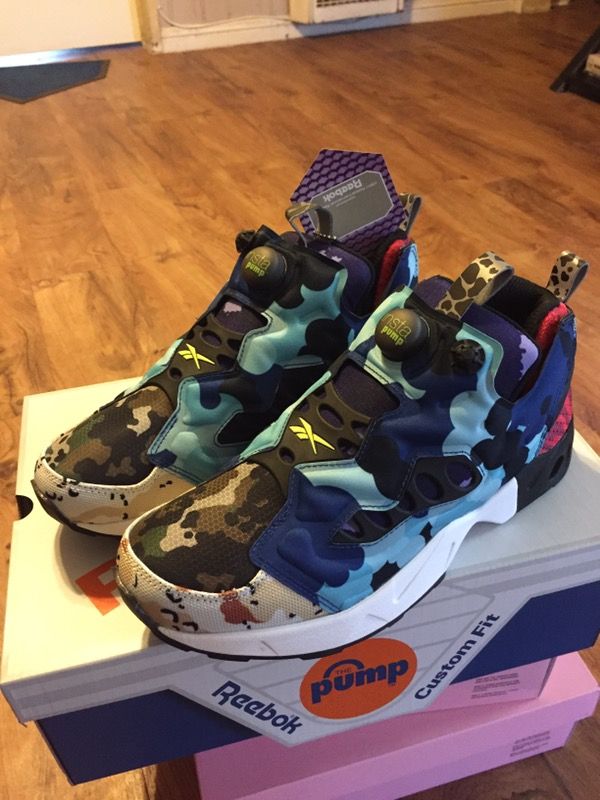 Reebok instapump fury road cc multi camo