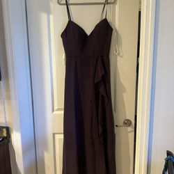 Purple/Plum Floor Length Dress