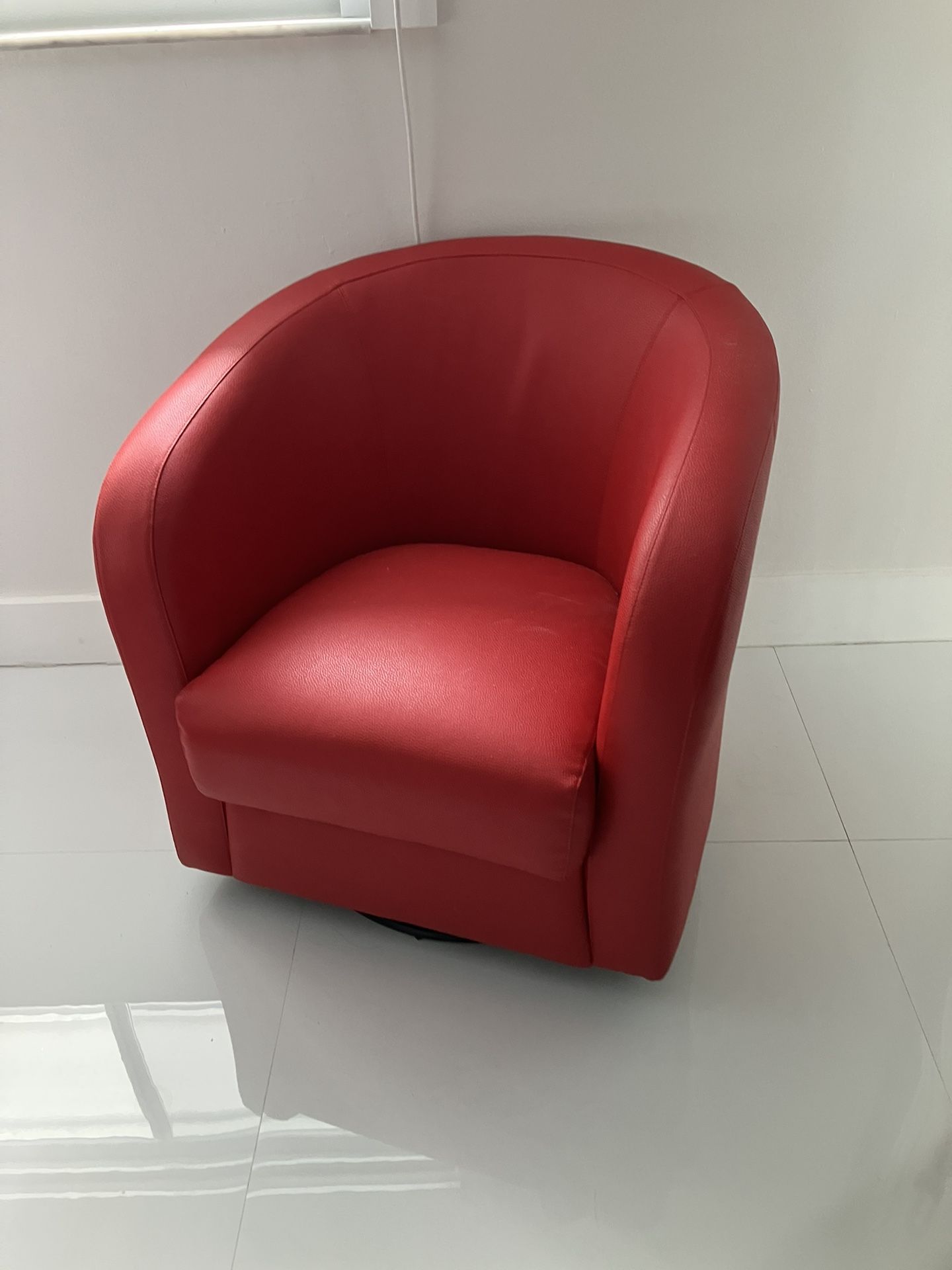 Red Swivel Sofa