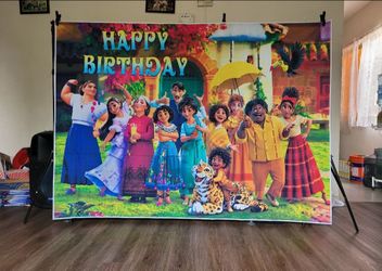 Encanto Birthday Backdrop 7x5Ft