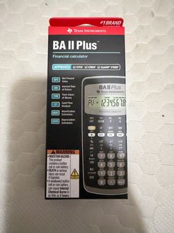 Texas Instruments BA II Plus Financial Calculator – New/Sealed