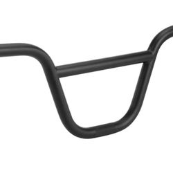 22.2 BMX Bike Handlebar 670mm, 160mm High Rise Bicycle Handlebar 6° Backsweep 3° Upsweep Steel Riser Handle Bars for E Bike, Fixie Gear, Motorcycle, C