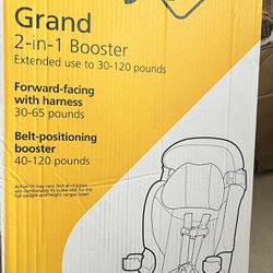 Brand New In Box 2-in-1 Booster/car Seat! 