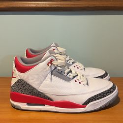 Jordan 3 Fire reds