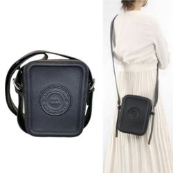 Marc Jacobs Authentic Calfskin Signet Stitched Black Crossbody Bag