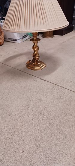 Vintage brass table lamp