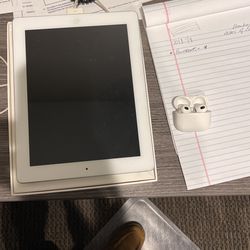 Second Gen iPad & AirPods 