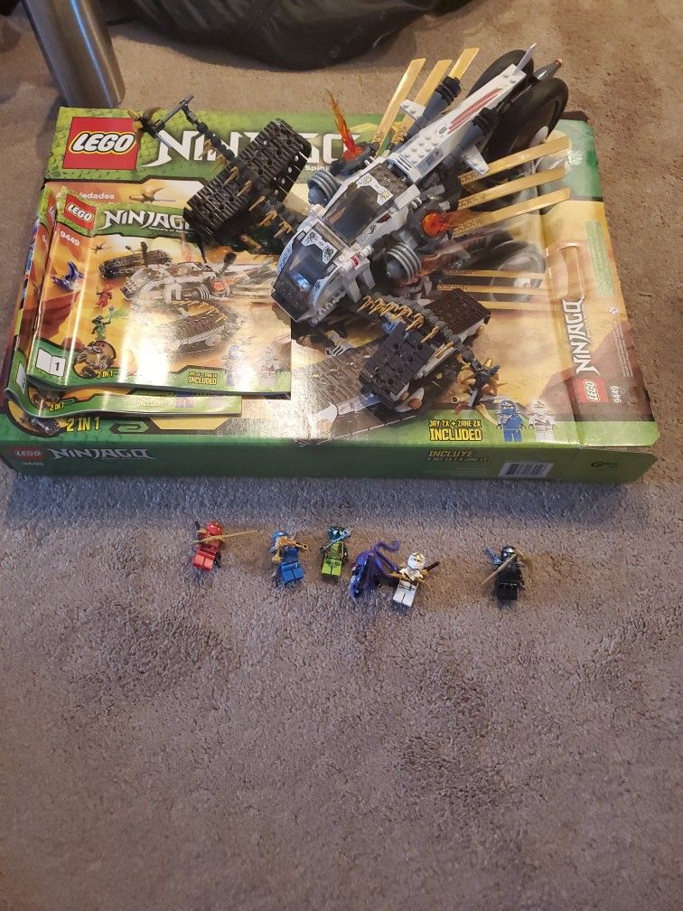Lego Ninjago Ultra Sonic Raider 9449 Set