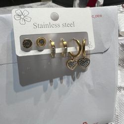 Aretes Juego Stastainless steel