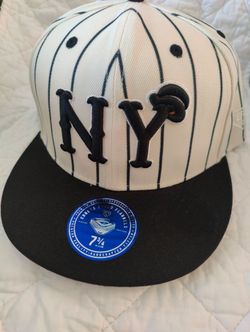 Ebbets Field Flannels New York Black Yankees 1936 vintage pinstripe fitted cap.