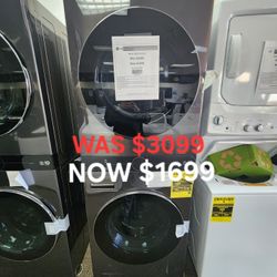 5.0 Cu. Ft. Washer And 7.8 Cu. Ft. Dryer Washtower With Thin Q 