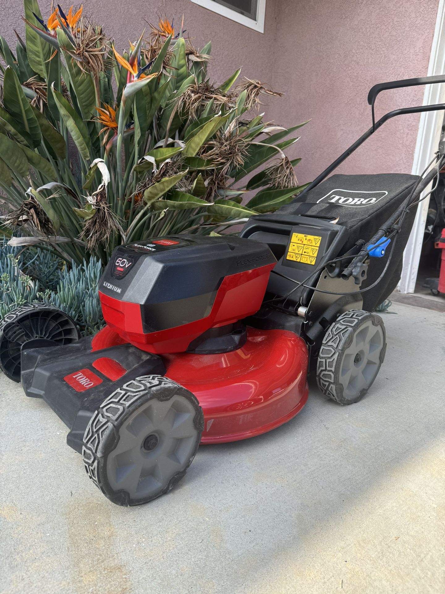 Toro 60V Electric Self Propelled Lawn Mower No Battery