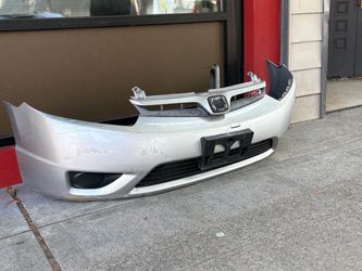 Silver civic SI Front bumper