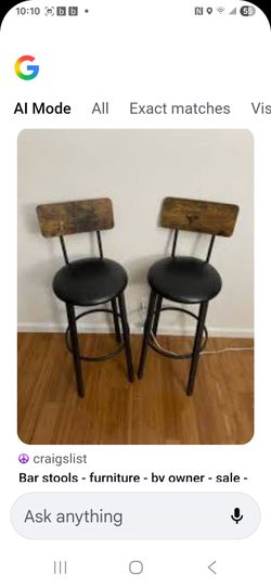 2 bar high Chairs