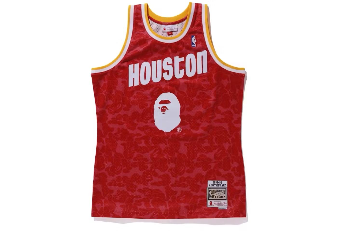 Bape X Houston Rockets jersey