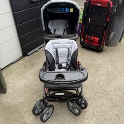 Double Sit And Stand Stroller