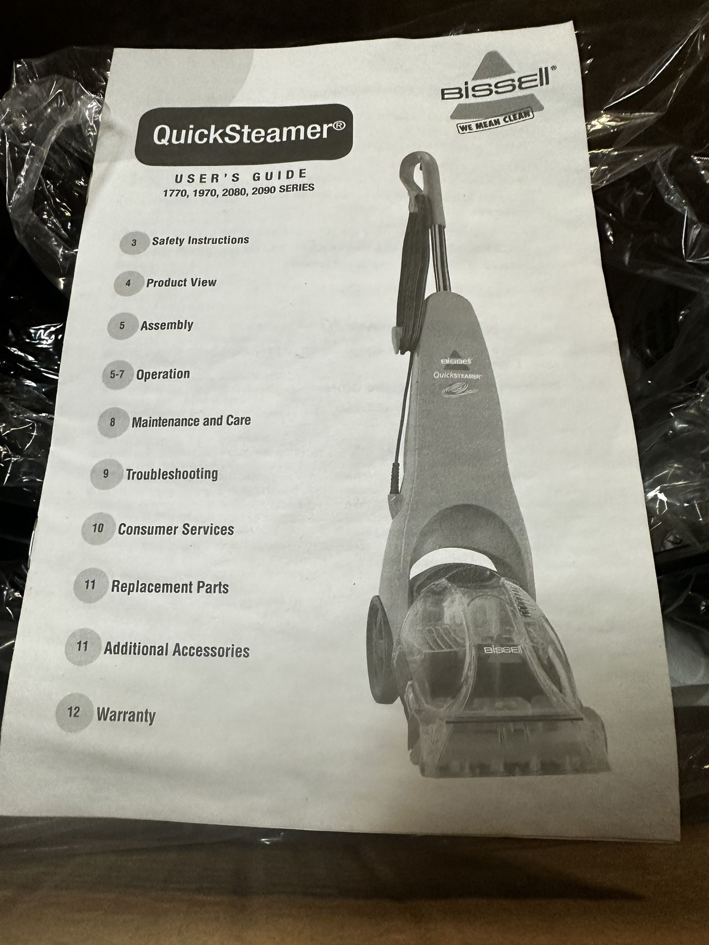 Bissell Quick Steamer 8020U New Open Box