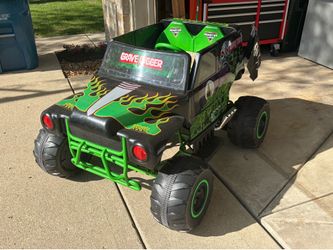 Monster Jam Grade Digger Rideable Motorized Kids Vehicle