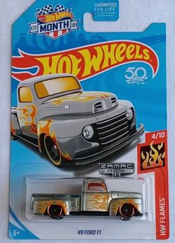 Hot Wheels Zamac '49 Ford F1 HW Flames