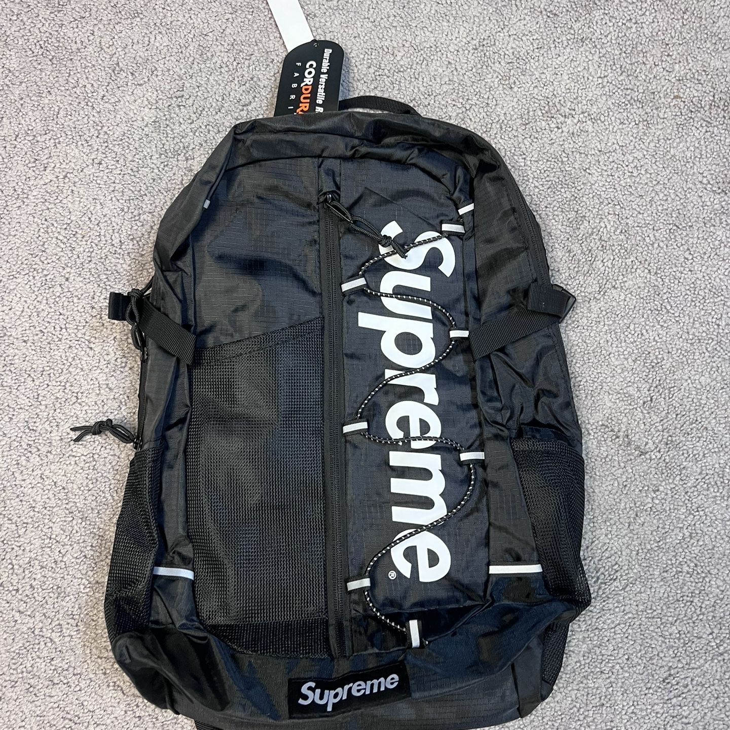 ss17 supreme backpack Supreme Ss17 Backpack Backpack Bag Supreme Backpack Black  main image 3