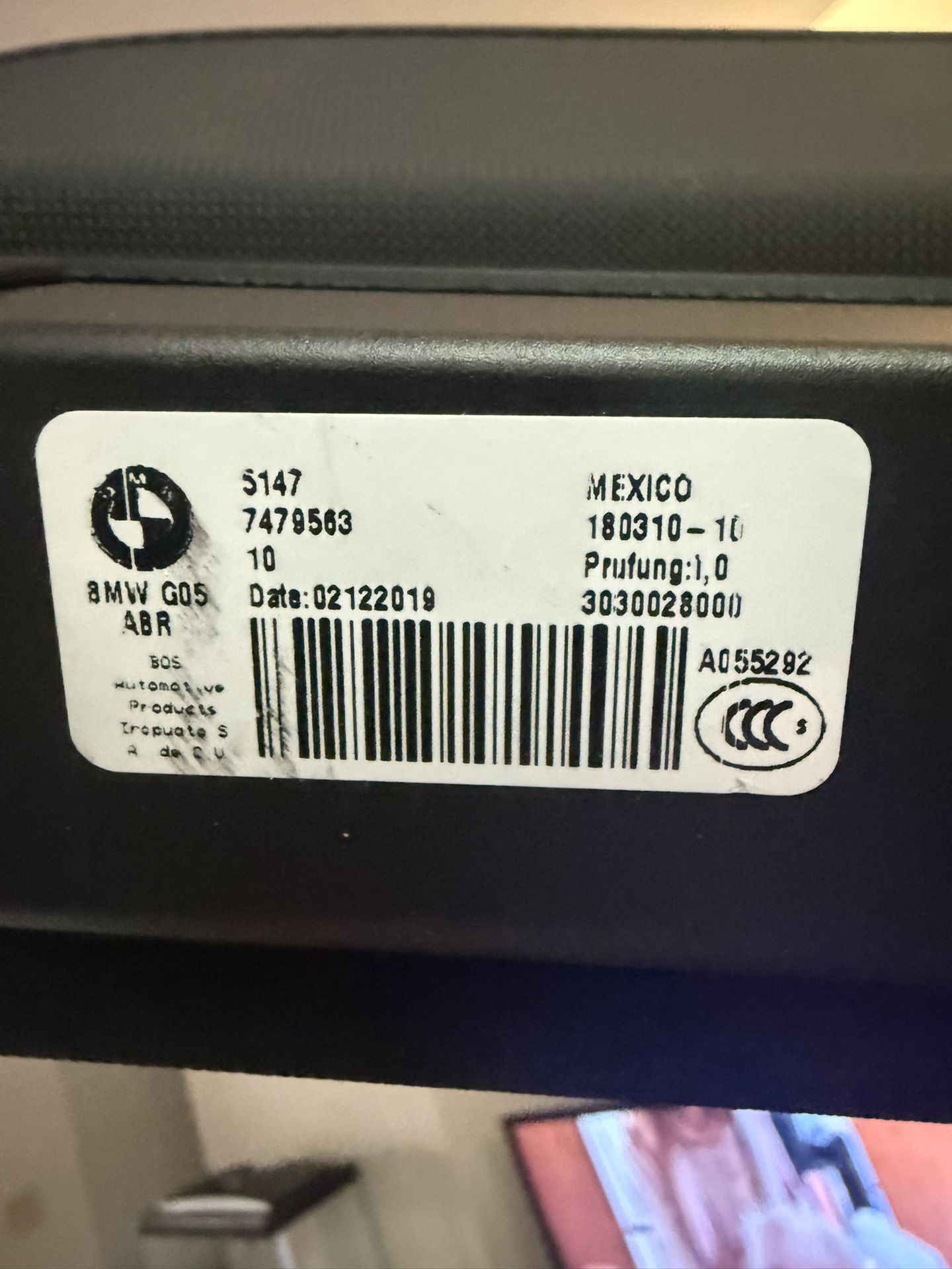 2019-2024 BMW X5 G05 rear privacy cargo cover OEM (contact info removed)3