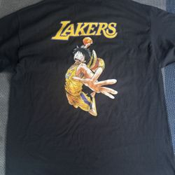 Lakers X One Piece Laker Giveaway Shirt. Brand New Never Worn. One Size (L/XL)