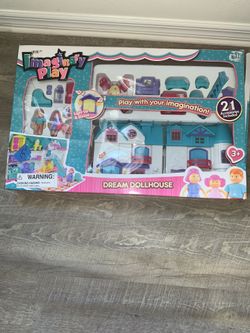 👍🏻 BRAND NEW IMAGINARY PLAY LIGHT UP DREAM DOLL HOUSE LITTLE GIRLS IMAGINATION TOYS