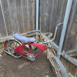 Lowrider bicycle frame