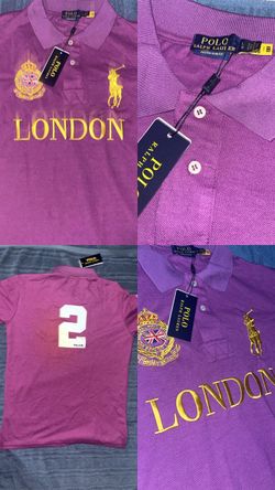 Large London mesh slim fit polo shirt
