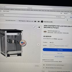 New Contempo 4oz Popcorn Machine by Co. (PARAGON)