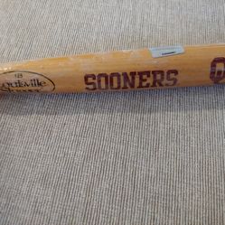Oklahoma Sooners mini bat