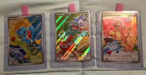 Series 1 Kanto starters trio