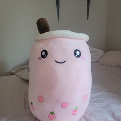 Strawberry Boba Plush Squishmallow