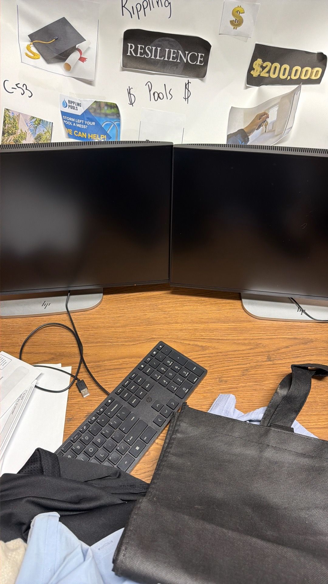 Dual hp monitors 1080p