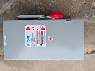 60 amp disconnect safety switch fused