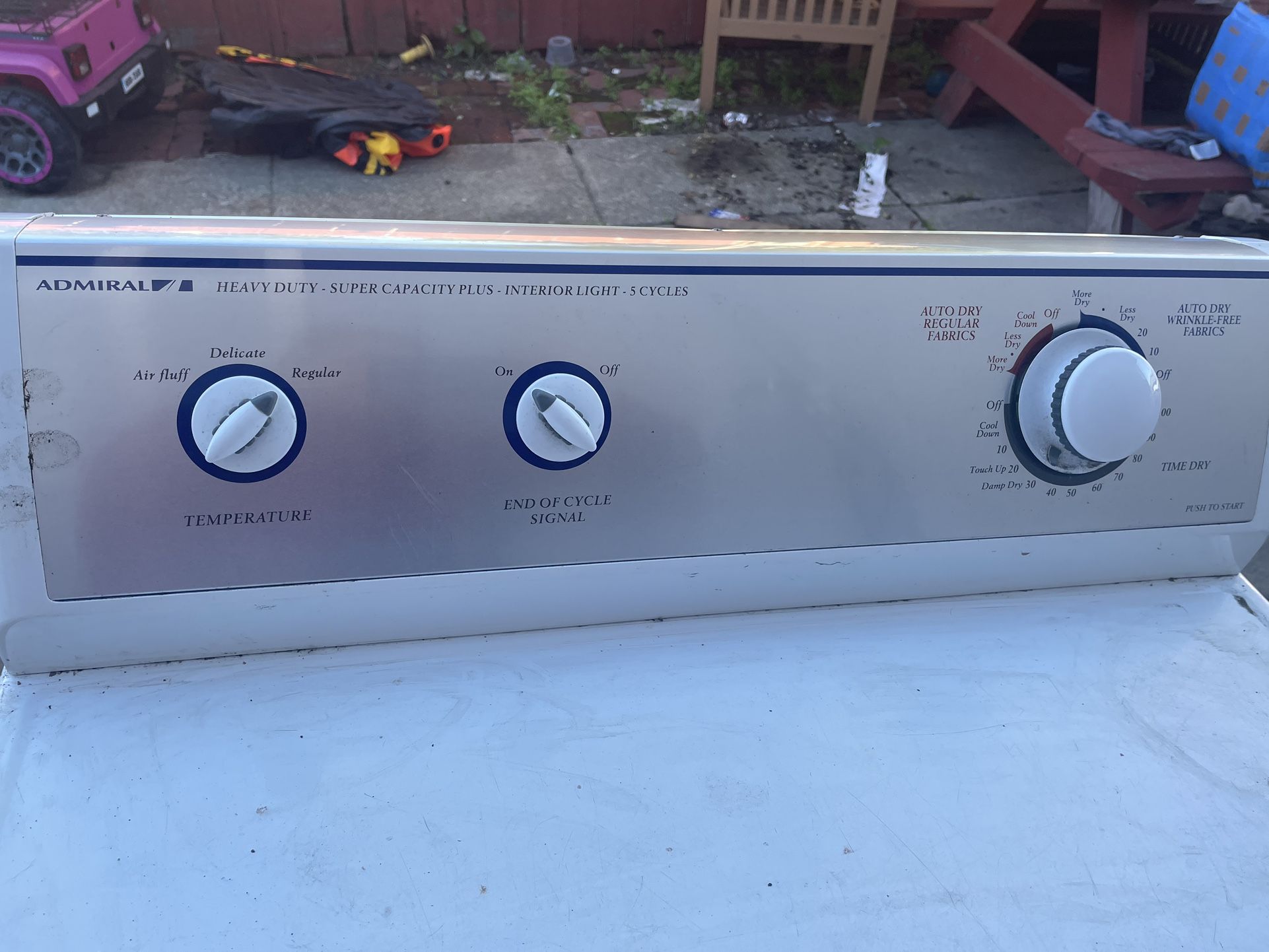Admiral 240 Volts Electric Dryer for Sale in Richmond, CA OfferUp