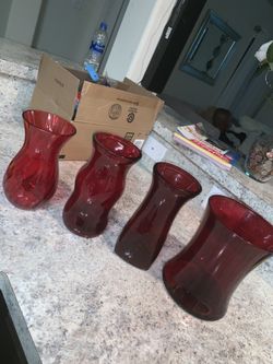 Flower vases 5$ each