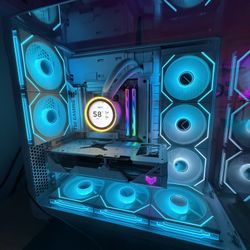 White Gaming PC
