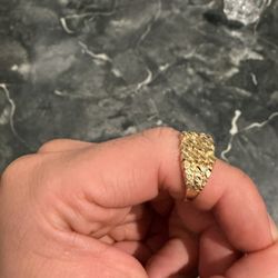 Gold Nugget Ring
