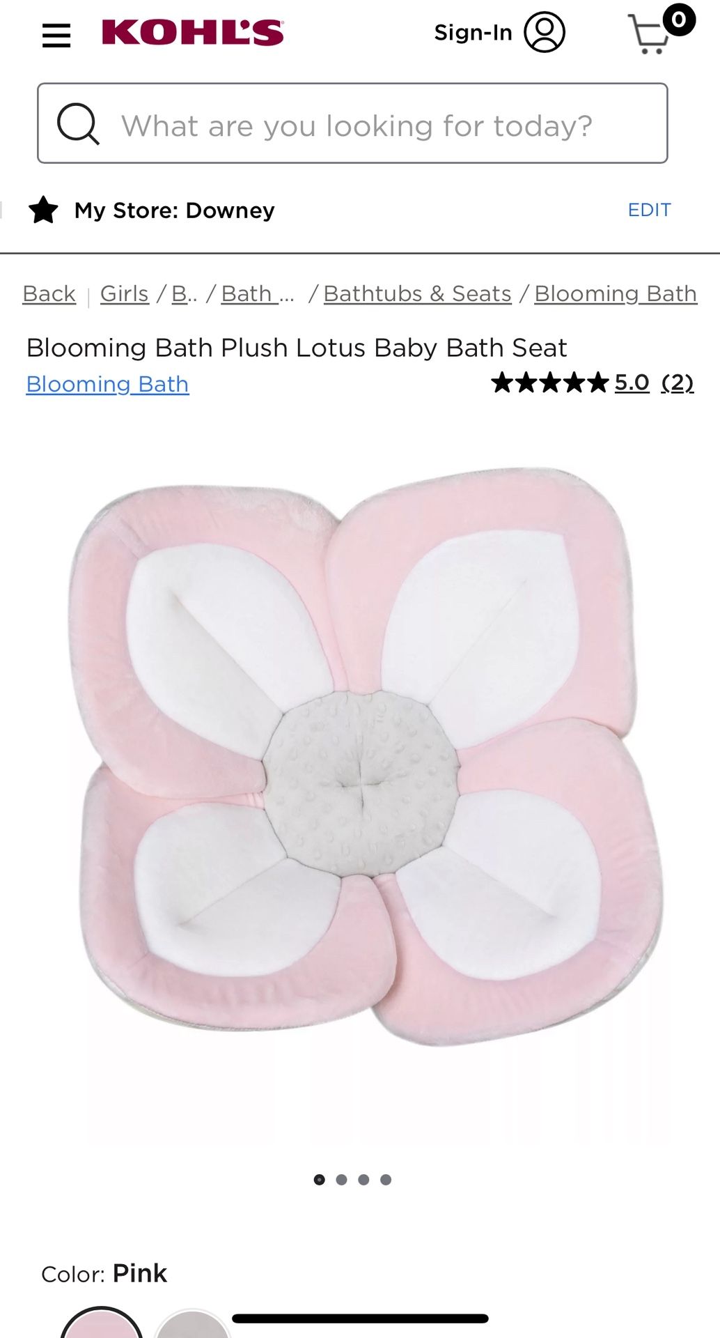 Blooming Bath Plush Lotus Baby Bath Seat