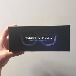 Smart Glasses w/ Camera + Bluetooth Audio – Hands-Free Recording