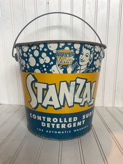 Antique Laundry Detergent Bucket