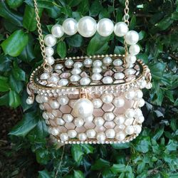 New Pearl Clutch/Shoulder Purse 