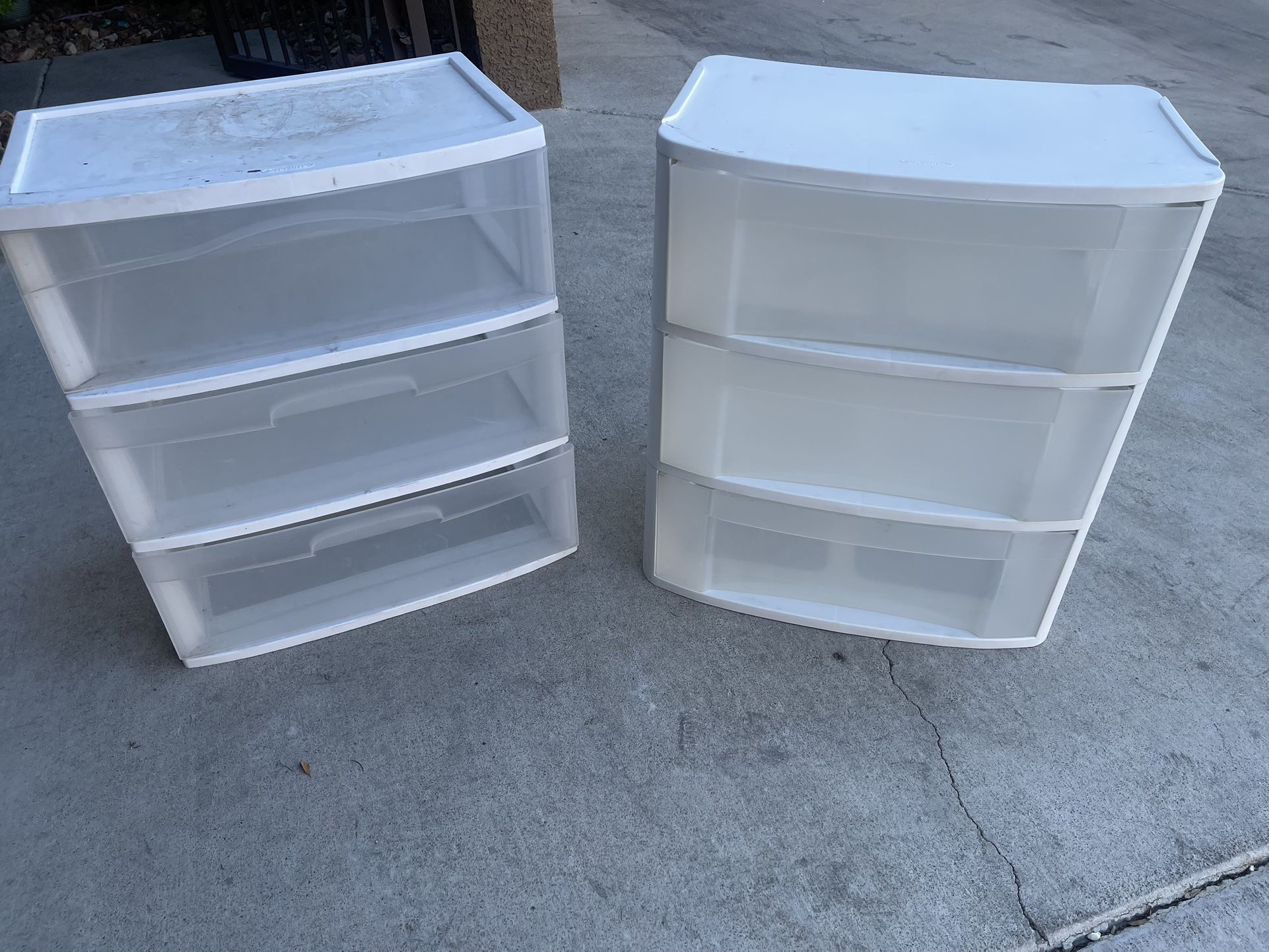2 Sterlite Brand Storage Containers