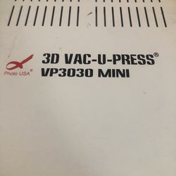 VP3030 Vac U Press Phone Case Maker 