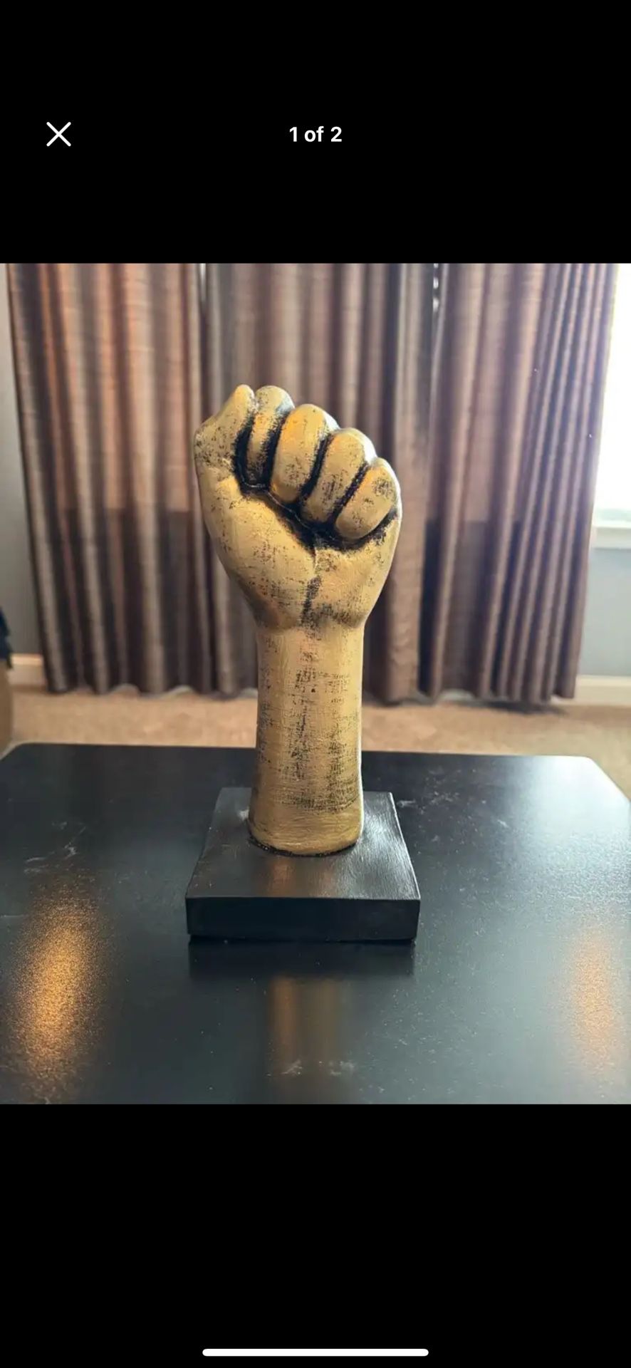 Fist Pump Statue
