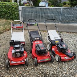 TORO Recycler Mower FWD & RWD